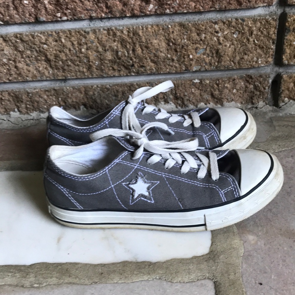 Gray Converse One Star